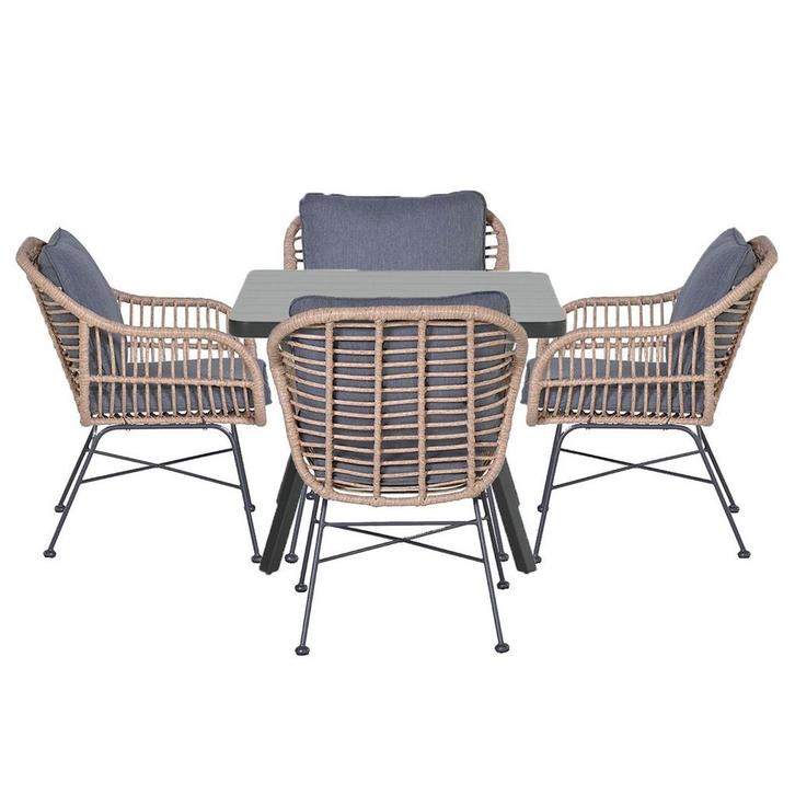 Garden Impressions Lucas tuinset 5-delig - Mina tuintafel, Tuin en Terras, Tuinsets en Loungesets, Verzenden