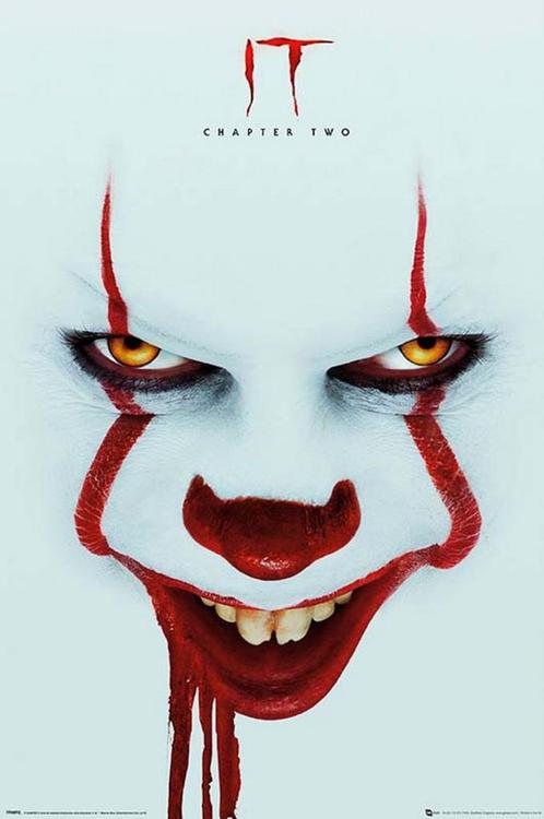 Poster It Pennywise Close Up Chapter Two 61x91,5cm, Verzamelen, Posters, Nieuw, A1 t/m A3, Verzenden