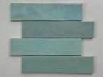 Wandtegel Turquoise 6x24,6cm (Muurtegels, Afbouwmaterialen), Nieuw, 20 tot 40 cm, 10 m² of meer, Wandtegels