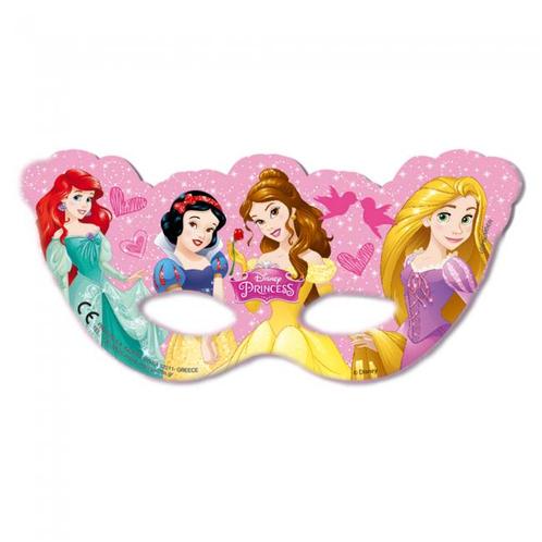 Disney Prinsessen Maskers 6st, Hobby en Vrije tijd, Feestartikelen, Nieuw, Verzenden