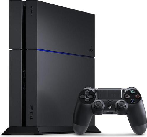 PlayStation 4 (Black) 500GB (PlayStation 4), Spelcomputers en Games, Spelcomputers | Sony PlayStation 4, Gebruikt, Verzenden
