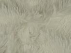 Langharig bont stof – Wit, 120 cm of meer, Wit, Ophalen of Verzenden, Polyester