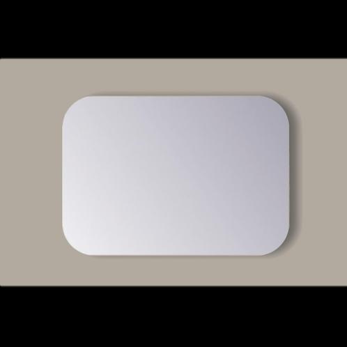 Spiegel Rechthoek Sanicare Q-Mirrors Afgeronde Hoeken 60x75, Doe-het-zelf en Verbouw, Sanitair, Bad, Nieuw, Ophalen of Verzenden