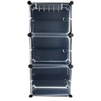 Ruhhy Schoenenkast - 44.5 x 93 x 30 cm - Zwart, Ophalen of Verzenden, Nieuw