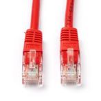 Netwerkkabel | Cat5e U/UTP | 2 meter (100% koper, Rood), Nieuw, Verzenden