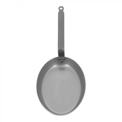Vispan 36cm ovaal zwart, Zakelijke goederen, Horeca | Keukenapparatuur, Nieuw in verpakking, Verzenden
