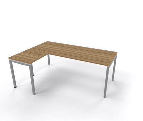 N-poot hoekbureau, 200x160cm, Zakelijke goederen, Kantoor en Winkelinrichting | Kantoormeubilair en Inrichting, Ophalen of Verzenden