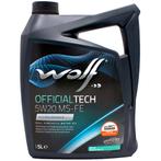 Wolf Officialtech 5W20 MS-FE Motorolie 5 Liter, Ophalen of Verzenden