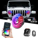 XK Glow 2019+ Jeep Wrangler JL/JT 7in Headlight XKmax RGBW, Ophalen of Verzenden, Nieuw