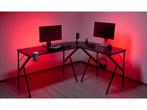 VDD Gaming - Hoekbureau - L-vormig - 160 cm x 55 cm - Zwart, Verzenden, Nieuw