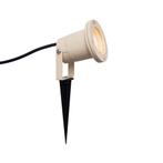 Prikspot beige GU10 50mm verstelbaar IP65 incl. snoer en, Nieuw, Minder dan 50 watt