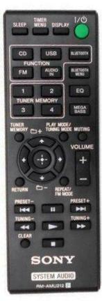 Sony RM-AMU212 afstandsbediening, Audio, Tv en Foto, Afstandsbedieningen, Nieuw, Verzenden