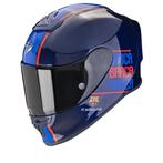 ScorpionEXO-R1EvoAirFCBarcelonaBlauwRoodBlauwIntegraalhelm, Verzenden, Nieuw met kaartje, Integraalhelm, Overige merken