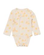 HEMA Newborn meegroei overslagromper rib met bamboe stretch, Verzenden, Nieuw