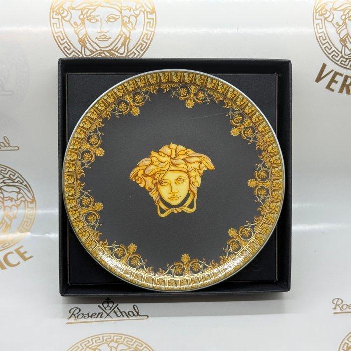 Rosenthal - Versace - Bord - Teller flach 10 cm Baroque Nero, Antiek en Kunst, Antiek | Glas en Kristal