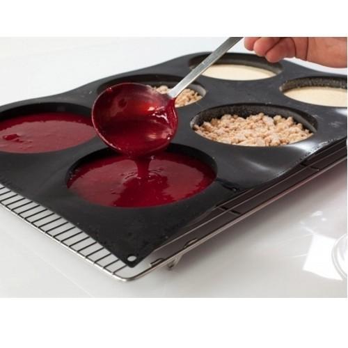 Pavoni Siliconen Vorm Rond Ø160x30mm (6) 60x40cm, Hobby en Vrije tijd, Taarten en Cupcakes maken, Nieuw, Verzenden