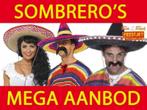 Sombrero's - Mega aanbod Mexicaanse sombrero's, Ophalen of Verzenden, Nieuw