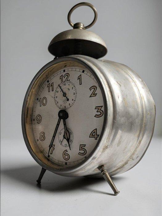 Wekker - Junghans - Metaal, Messing, Emaille - 1930-1940, Antiek en Kunst, Antiek | Klokken