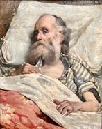 Giacomo Grosso (1860-1938) - Il Filosofo Ardigò, Antiek en Kunst, Kunst | Schilderijen | Klassiek