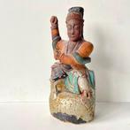 Figuur - Strijder - Hout - China (Zonder Minimumprijs), Antiek en Kunst