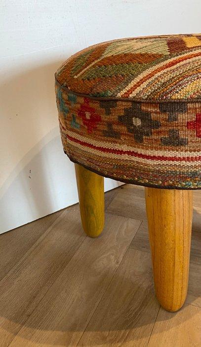 Poef - Hout, Wol, Antiek en Kunst, Curiosa en Brocante