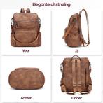 2dekans | Glennoo rugzak - Rugtas dames - Waterdicht - Klein, Ophalen of Verzenden, Zo goed als nieuw, Bruin