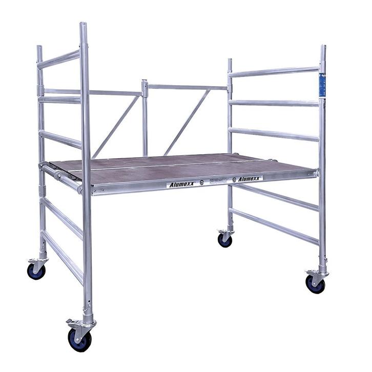 ALX kamersteiger 135 x 190 x 3 mtr. werkhoogte, Doe-het-zelf en Verbouw, Steigers, Rolsteiger of Kamersteiger, Nieuw, Verzenden