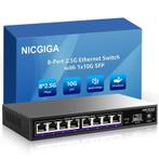 Nicgiga - 9 poort RJ45 - ethernet switch / netwerk switch -, Doe-het-zelf en Verbouw, Elektra en Kabels, Nieuw, Verzenden