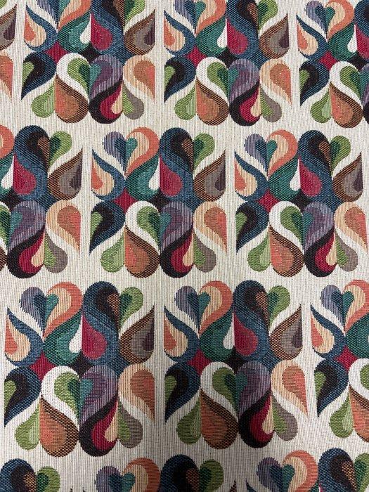 Gobelin stoffering met exclusief ontwerp in Vietrese stijl, Antiek en Kunst, Antiek | Kleden en Textiel