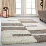 Shaggy Vloerkleed | Gala | Beige | 240x340 cm, Huis en Inrichting, Stoffering | Tapijten en Kleden, Verzenden, Nieuw