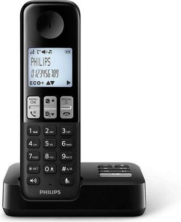 2dekans | Philips D2551B/01- Draadloze DECT-telefoon met 1 beschikbaar voor biedingen