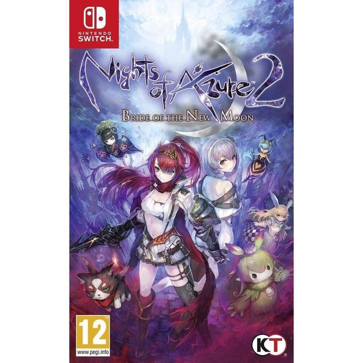 Switch Nights of Azure 2: Bride of the New Moon, Spelcomputers en Games, Spelcomputers | Nintendo Switch, Zo goed als nieuw, Verzenden