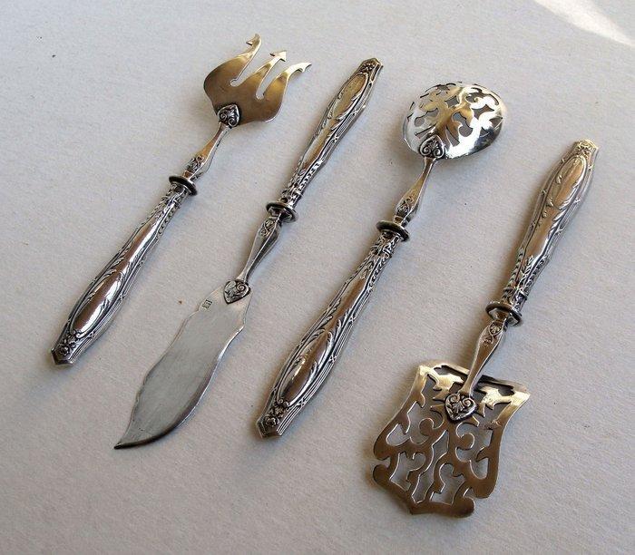 French Silver (Minerva 1) - Hors doeuvre set - Eerste helft, Antiek en Kunst, Antiek | Goud en Zilver