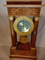 Bureauklok - Antiek Hout, Brons - 1800-1850, Antiek en Kunst, Antiek | Klokken