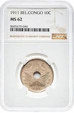 Belgisch-Congo. 10 Centimes 1911 - NGC MS62