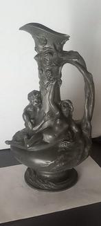 Noël Ruffier - Vaas - Tin - Art Nouveau