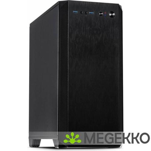 Inter-Tech H-606 Micro-ATX Tower Zwart, Computers en Software, Computerbehuizingen, Nieuw, Verzenden