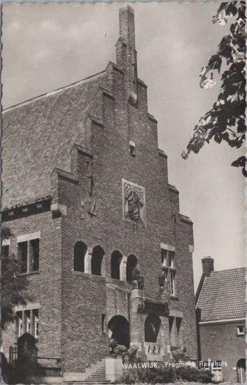 WAALWIJK - Fragment Raadhuis, Verzamelen, Ansichtkaarten | Nederland, Verzenden