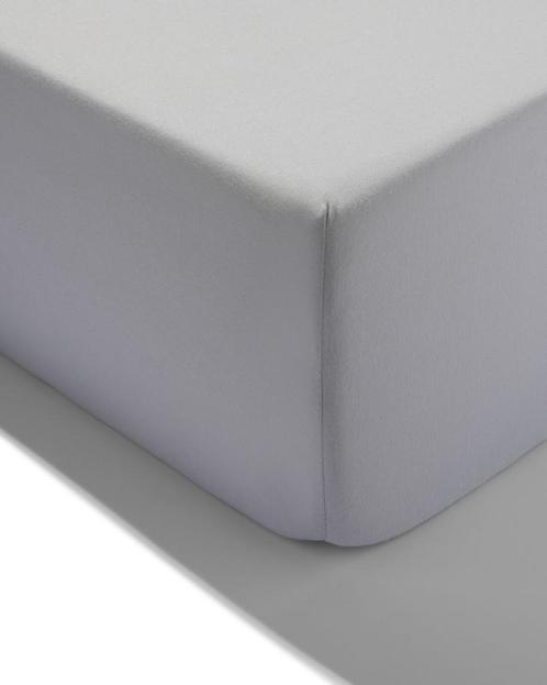 HEMA Hoeslaken jersey 180x200 donkergrijs, Huis en Inrichting, Slaapkamer | Beddengoed, Nieuw, Verzenden