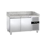 GGM Gastro | Pizza koelwerkbank ECO - 1500x800mm - met 2 |, Verzenden, Nieuw in verpakking, RVS Meubilair