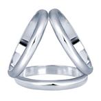 Fako Bijoux® - Sjaalklem - Trio Classic - 23x23mm -, Sieraden, Tassen en Uiterlijk, Broches, Verzenden, Nieuw
