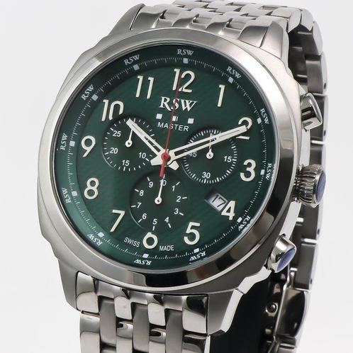 RSW - Swiss chronograph - RSWM145-SS-12 - Zonder, Sieraden, Tassen en Uiterlijk, Horloges | Heren