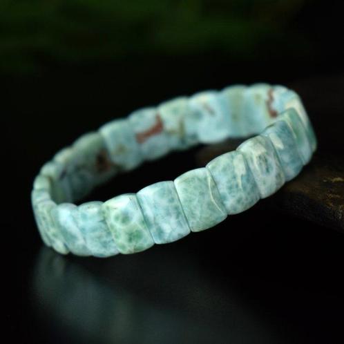 Larimar natuurlijk - Edelsteen kwaliteit - Zeldzaam stuk -, Verzamelen, Mineralen en Fossielen