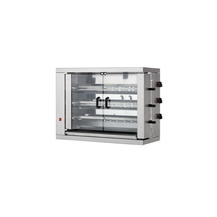 GGM Gastro | Gas kippengrill - 16kW - met 3 spiesen voor |, Zakelijke goederen, Horeca | Overige, Verzenden