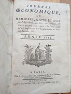 Antoine Boudet - Journal oeconomique, ou, Memoires, notes et