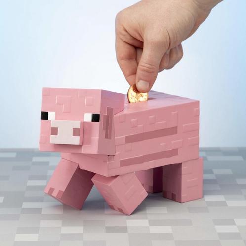 Minecraft piggy bank, Spelcomputers en Games, Spelcomputers | Overige Accessoires, Verzenden
