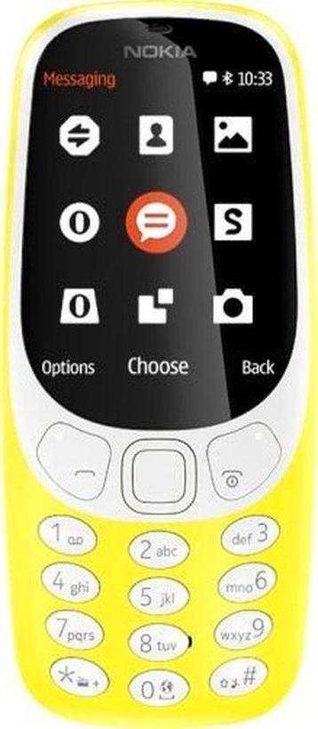 Nokia 3310 Dual Sim geel beschikbaar voor biedingen