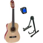 LaPaz 002 NT klassieke gitaar 1/2-formaat naturel + statief, Muziek en Instrumenten, Verzenden, Nieuw