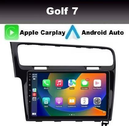 VW Golf 7 android 14 navigatie radio dab+ apple carplay 4G, Auto diversen, Autonavigatie, Nieuw, Ophalen of Verzenden