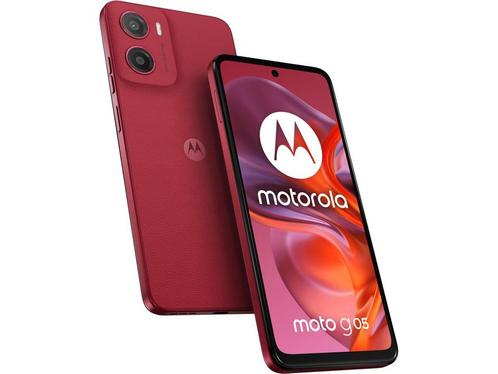 Motorola Moto G05, 4GB ram, 64GB opslag Rood, Audio, Tv en Foto, Televisies, Nieuw, Verzenden
